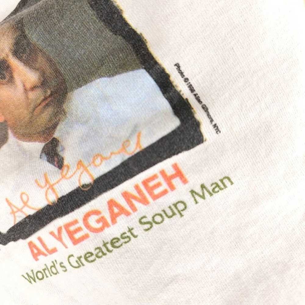 Vintage Soup Man T Shirt Mens Size Large White 90… - image 4