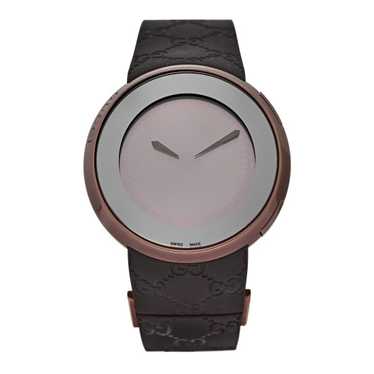 GUCCI Stainless Steel Rubber 45mm Digital I-Gucci… - image 1