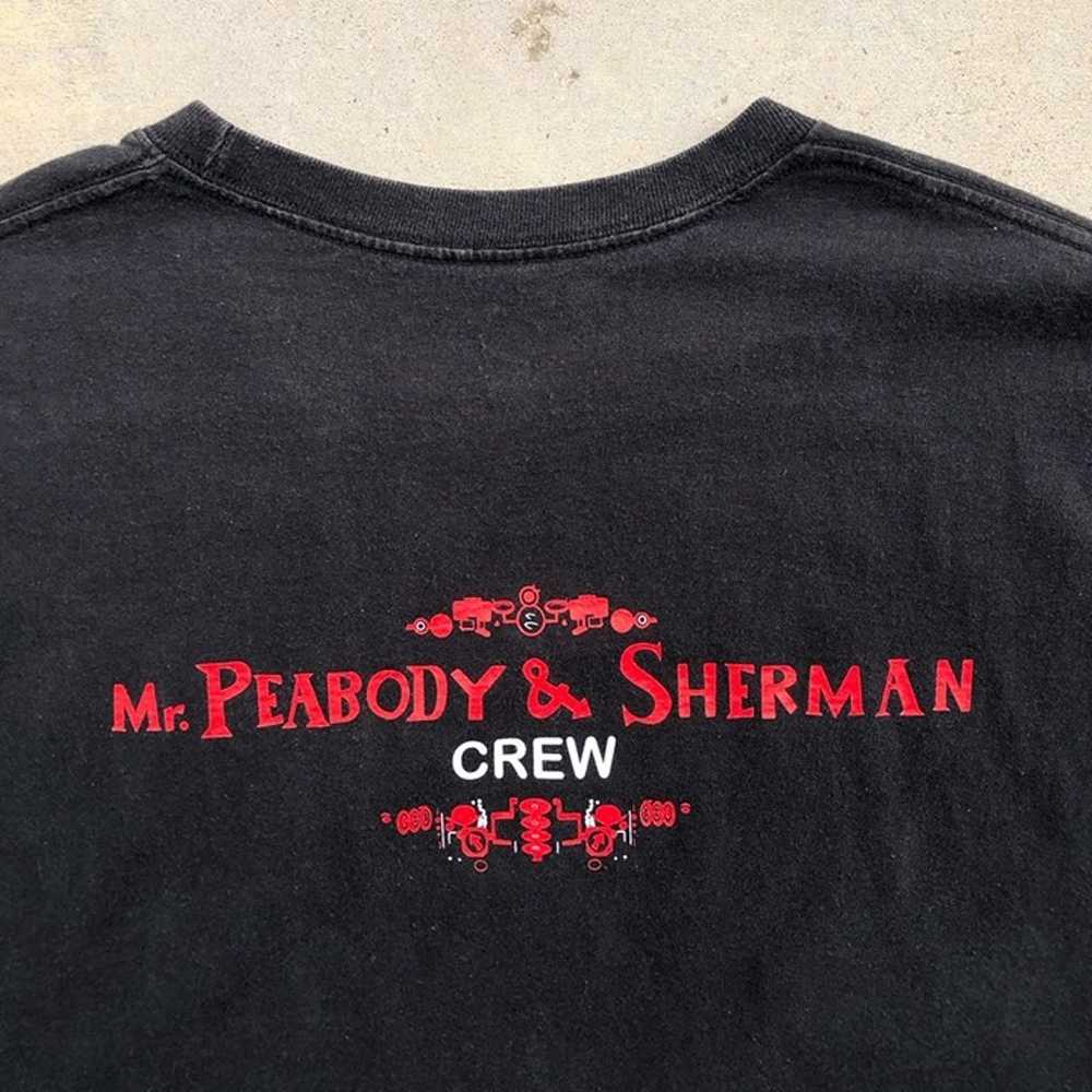 2014 Mr Peabody & Sherman Movie Cast/Crew Black T… - image 7