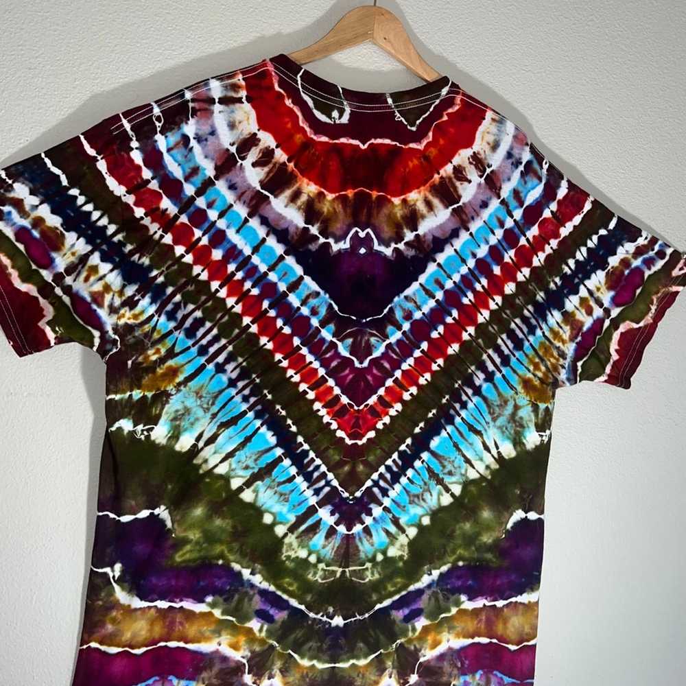 Handmade Tie Dye Ice Dye V Geode Shirt - image 5