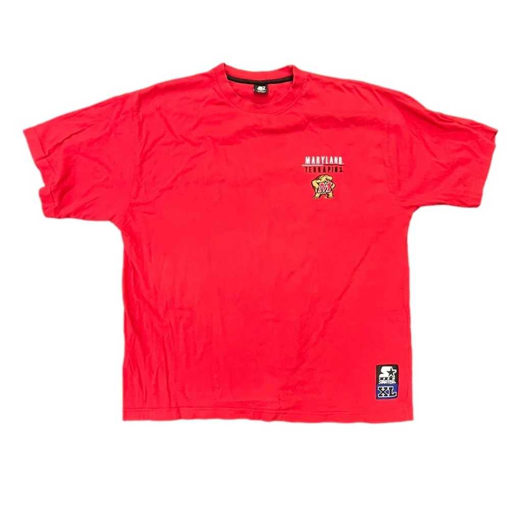 STARTER 90s University of Maryland XL T-shirt - image 1