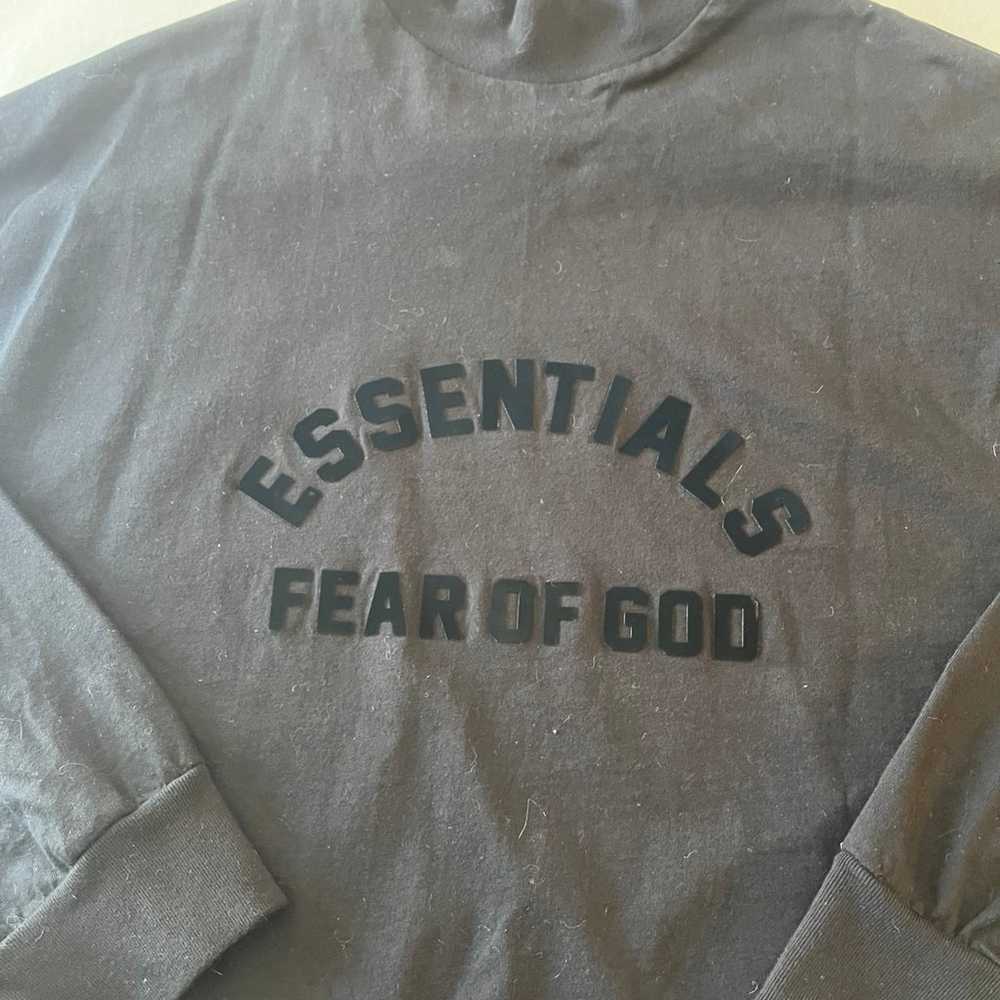 FEAR OF GOD Essentials Black Turtle Neck - Men’s … - image 3