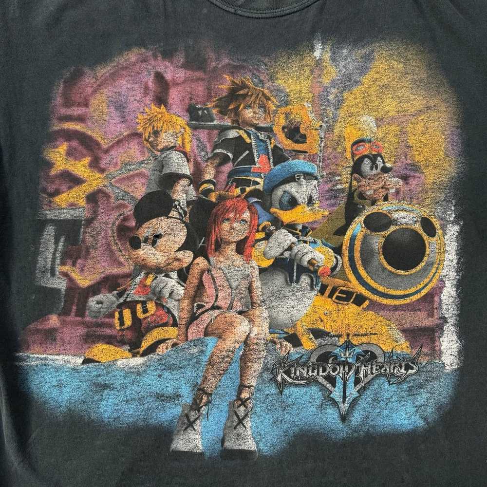 Vintage RARE Y2K Kingdom Hearts 2 T-Shirt Size XL… - image 2