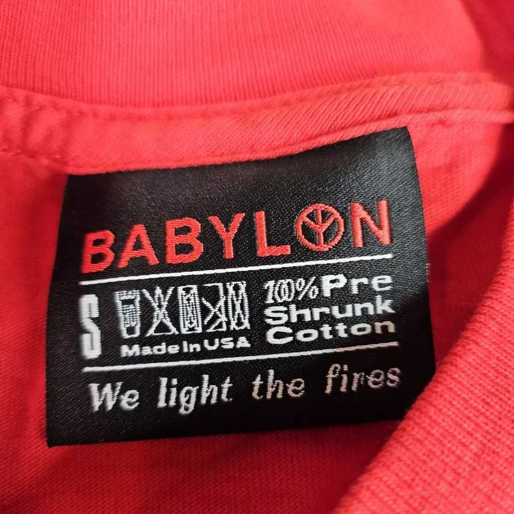 Babylon Eat The Rich T-Shirt Red We Light The Fir… - image 5
