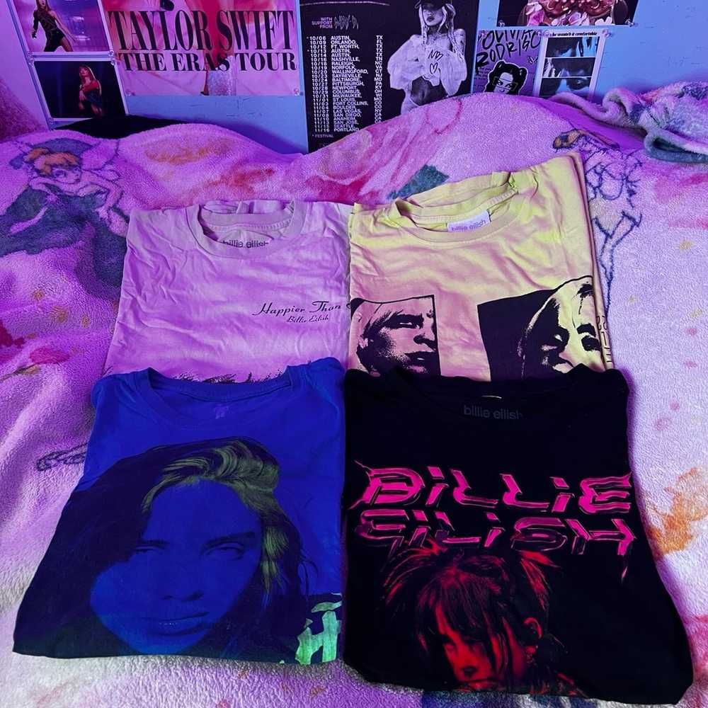 billie eilish t shirt merch bundle - image 1