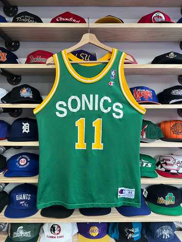 Vintage Early 90s Champion Seattle Sonics Detlef … - image 1