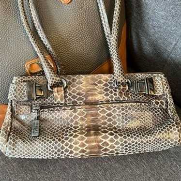 Stuart Weitzman Python Mini Baguette Shoulderbag - image 1