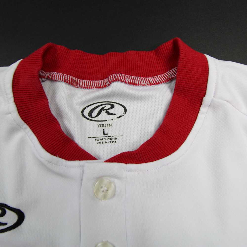 Rawlings Polo Youth White/Red Used - image 3
