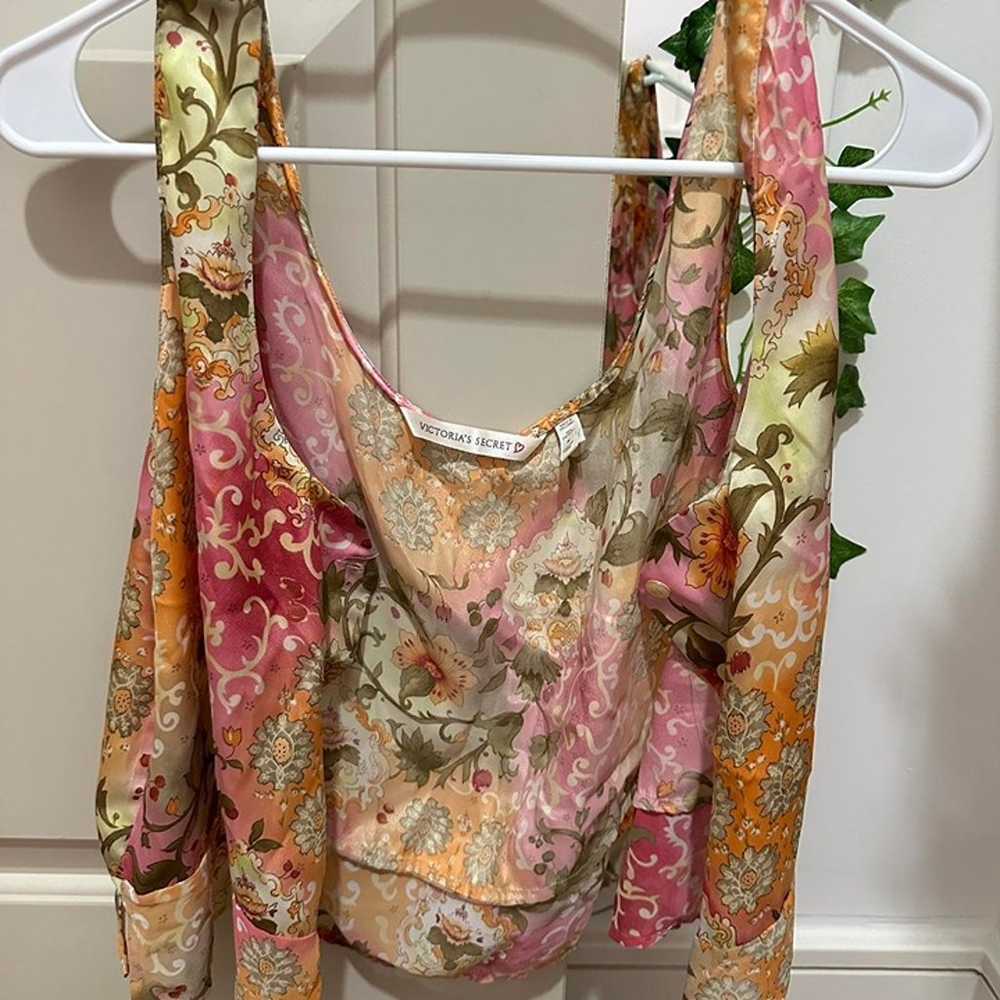 Y2K Rare Vintage Floral Victoria Secret Sleeveles… - image 2