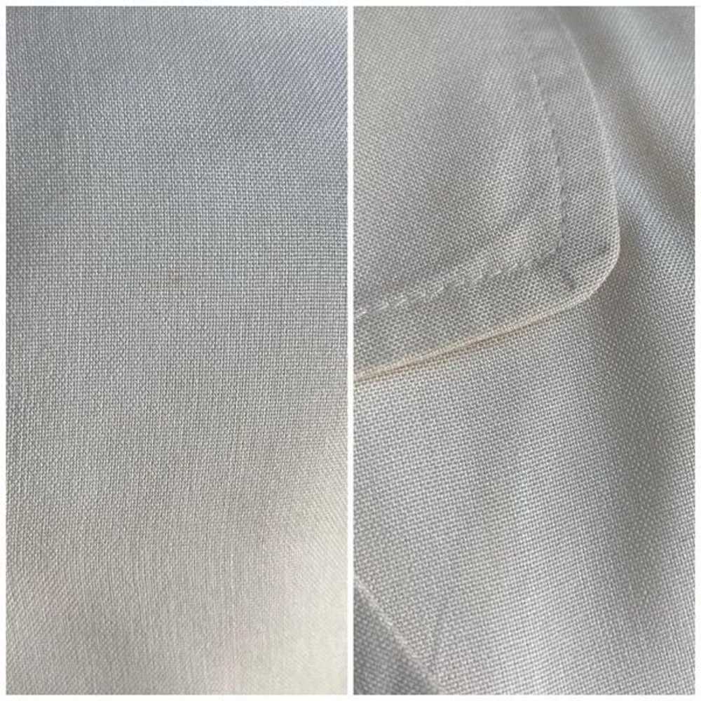 Vintage beige silk blouse - image 8