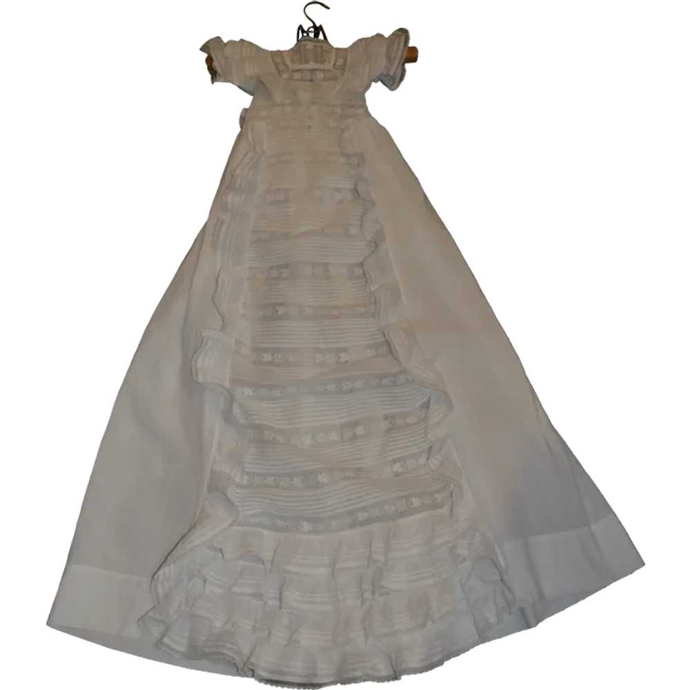 Antique Fabulous French Christening gown - image 1