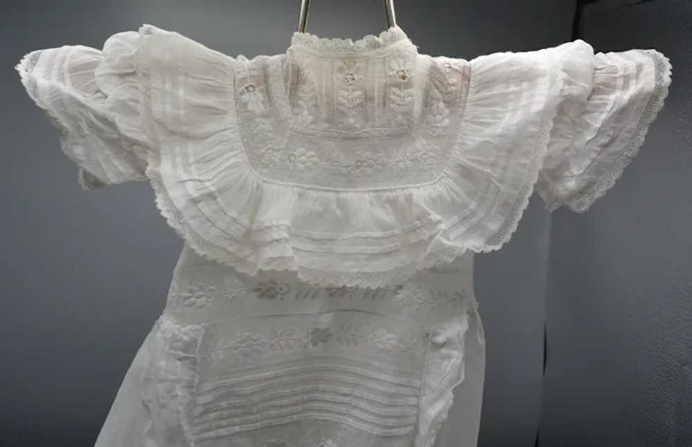 Antique Fabulous French Christening gown - image 3