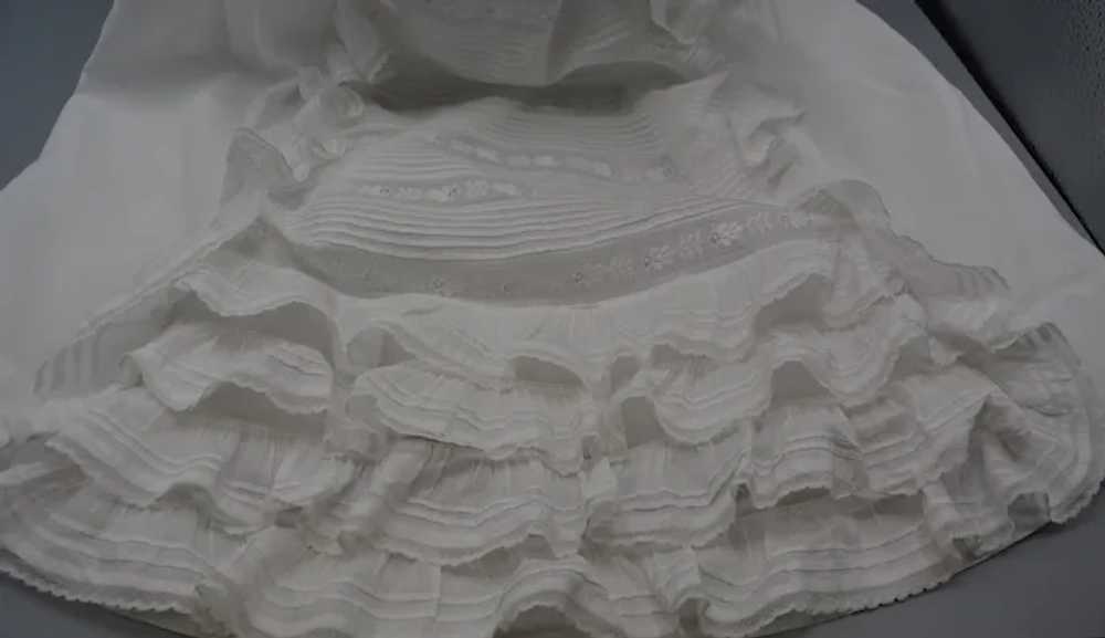 Antique Fabulous French Christening gown - image 5