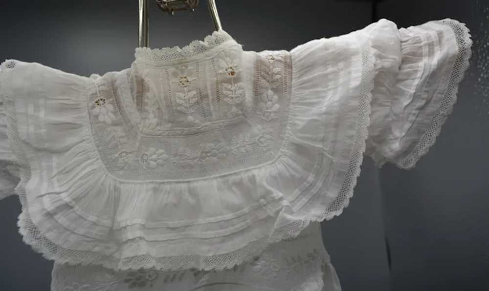 Antique Fabulous French Christening gown - image 6