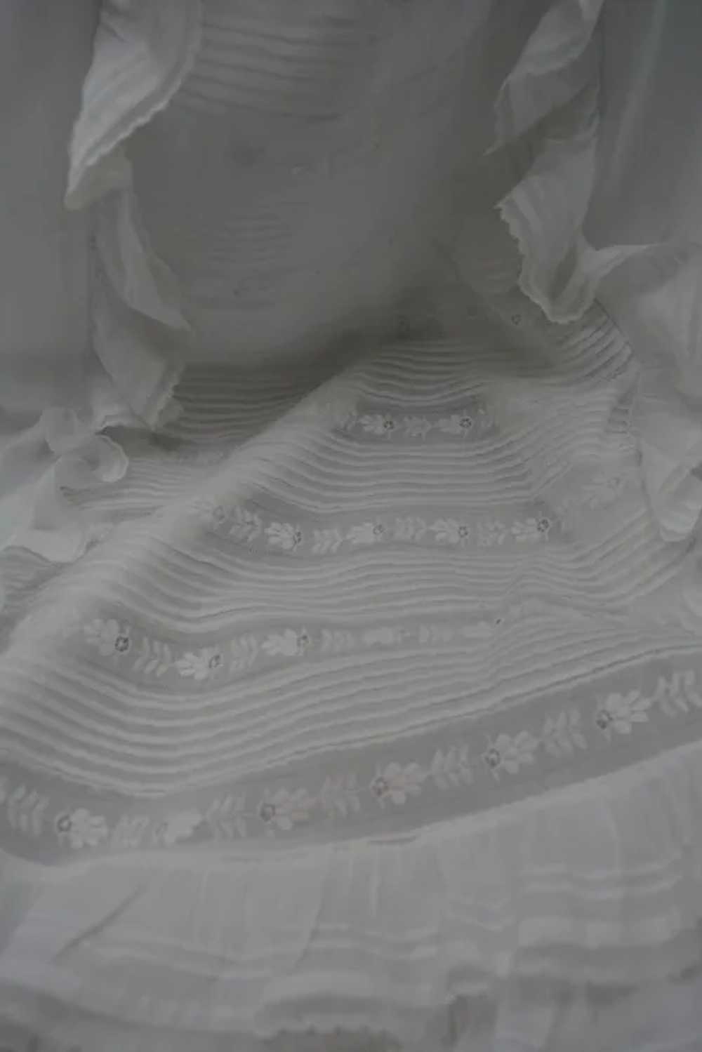 Antique Fabulous French Christening gown - image 9