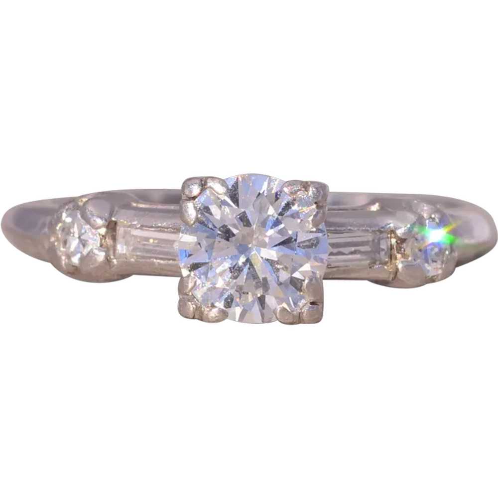 Vintage Hollywood Glam Era Natural Diamond Engage… - image 1