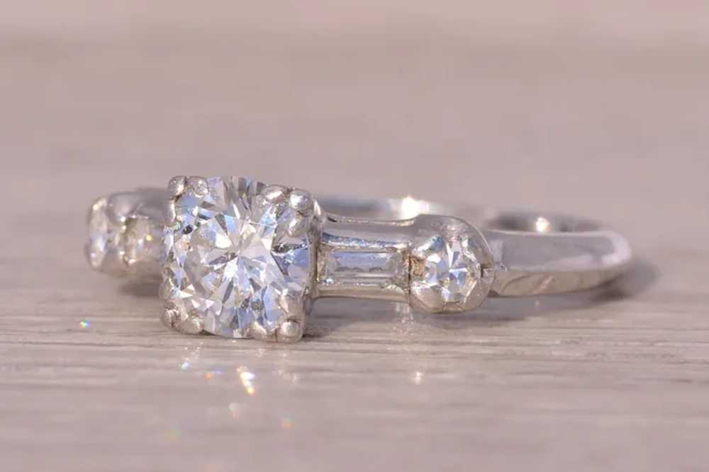 Vintage Hollywood Glam Era Natural Diamond Engage… - image 2