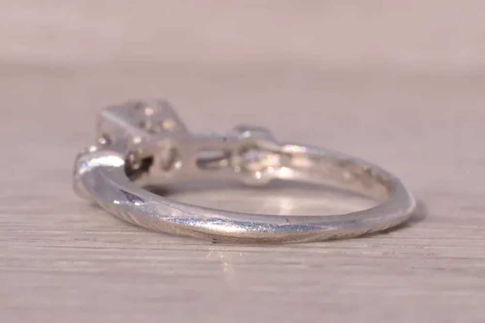 Vintage Hollywood Glam Era Natural Diamond Engage… - image 3