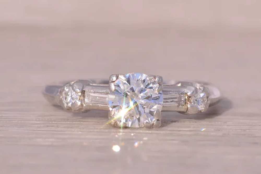 Vintage Hollywood Glam Era Natural Diamond Engage… - image 6