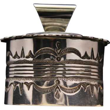 Navajo Anthony REDHORSE Cylinder Sterling Silver