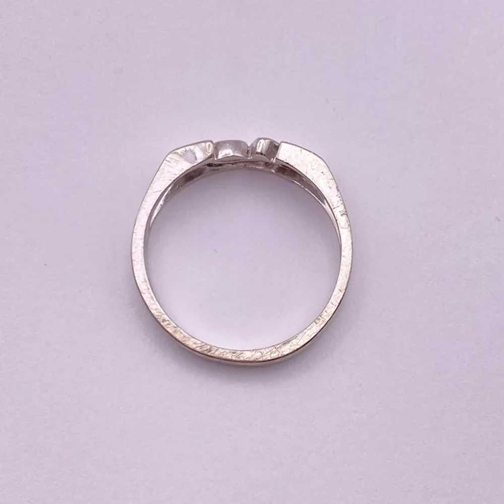 LOVE Ring 10K White Gold - image 6