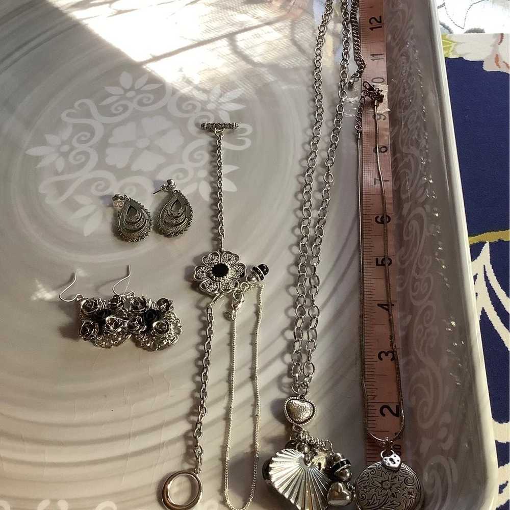 Vintage to Modern Silver Jewelry Lot - image 6