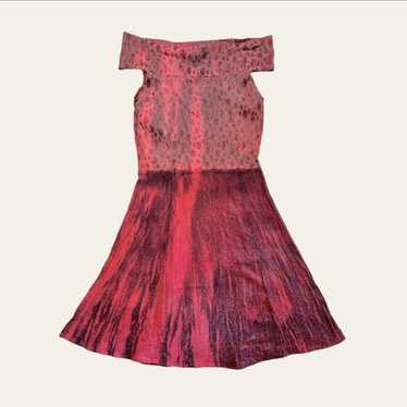 Women's Burgundy and Red Dress - image 1