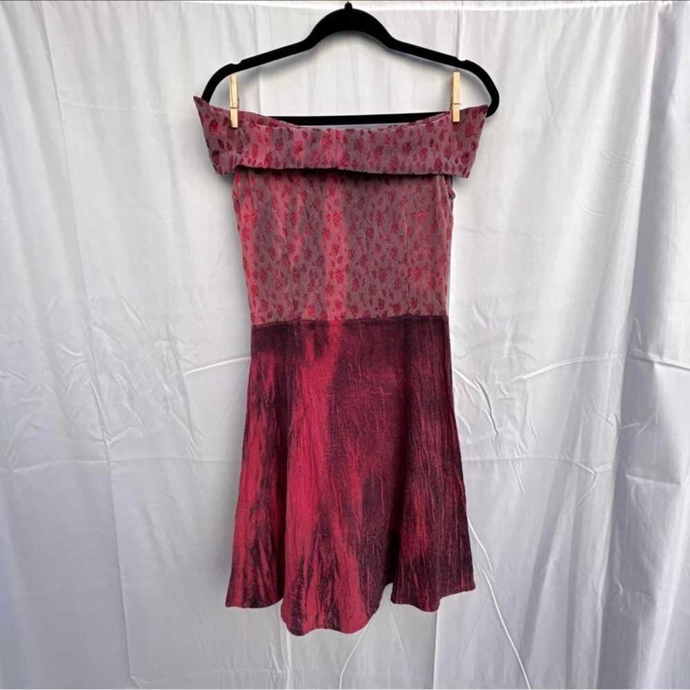 Women's Burgundy and Red Dress - image 7