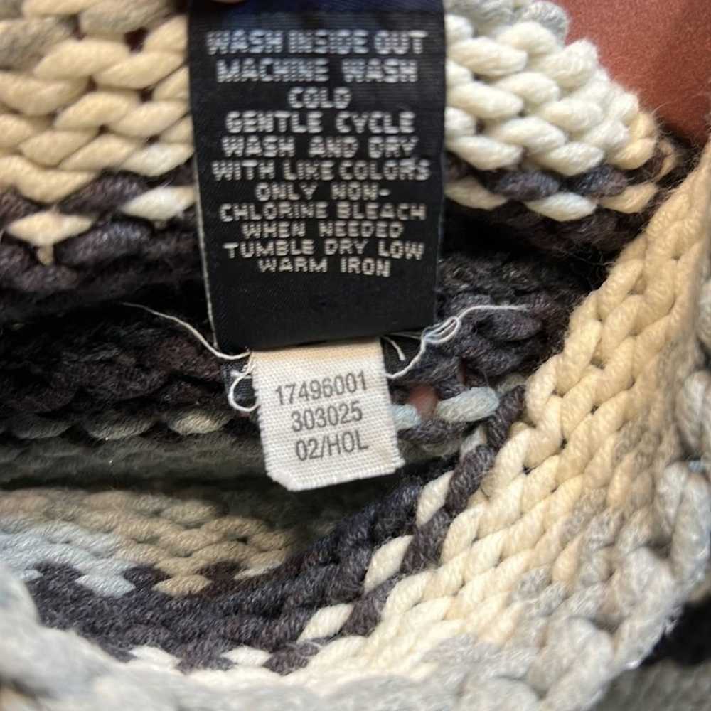 GAP Y2K vintage stripped knit sweater size medium - image 4