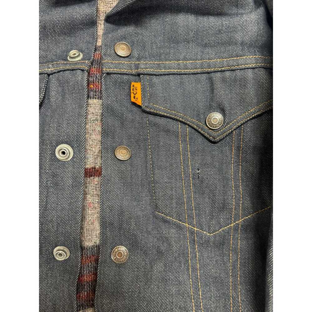 Vintage Levi's Dark Wash Denim Jean Jacket(Youth … - image 3