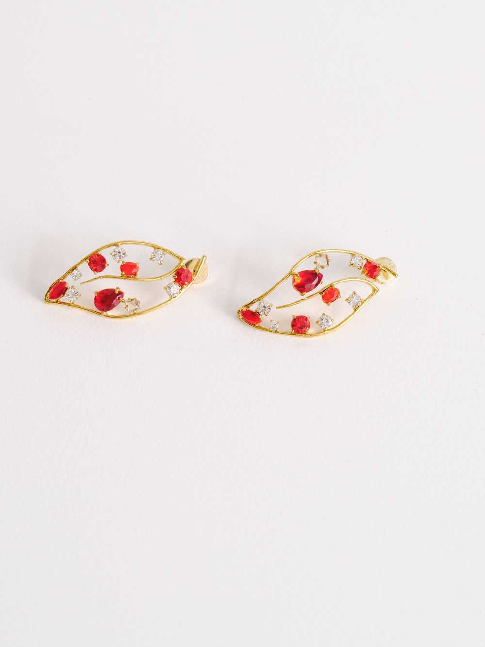 Large Tear Drop Post Earring - image 1