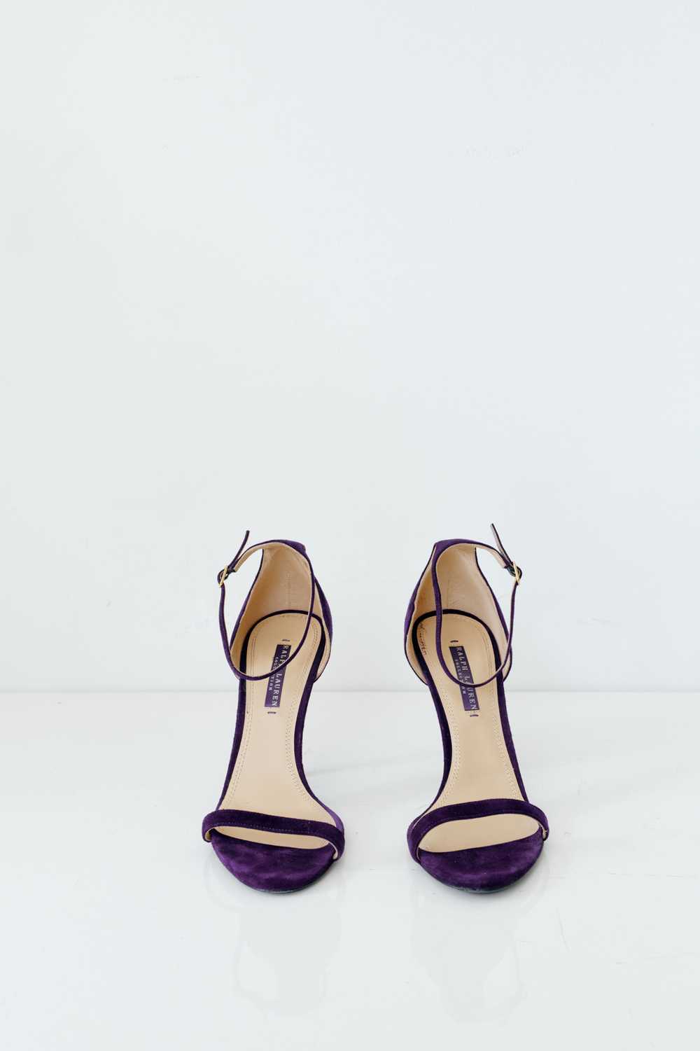 Deep Plum Leather Sandals - image 2