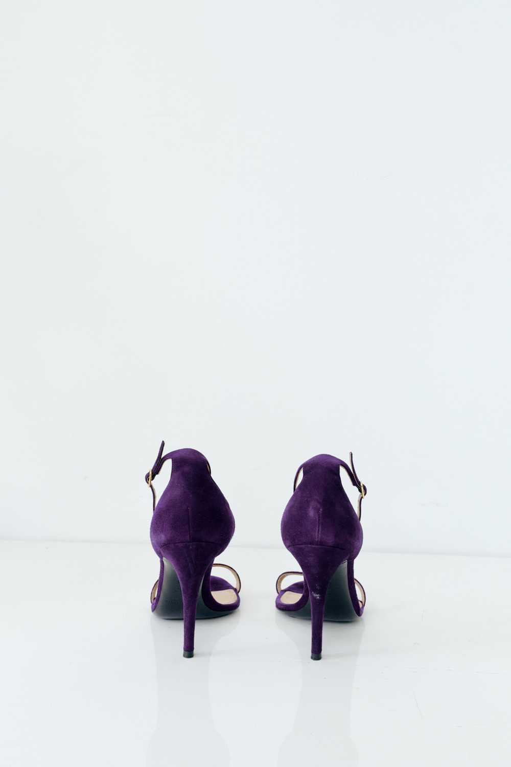 Deep Plum Leather Sandals - image 4