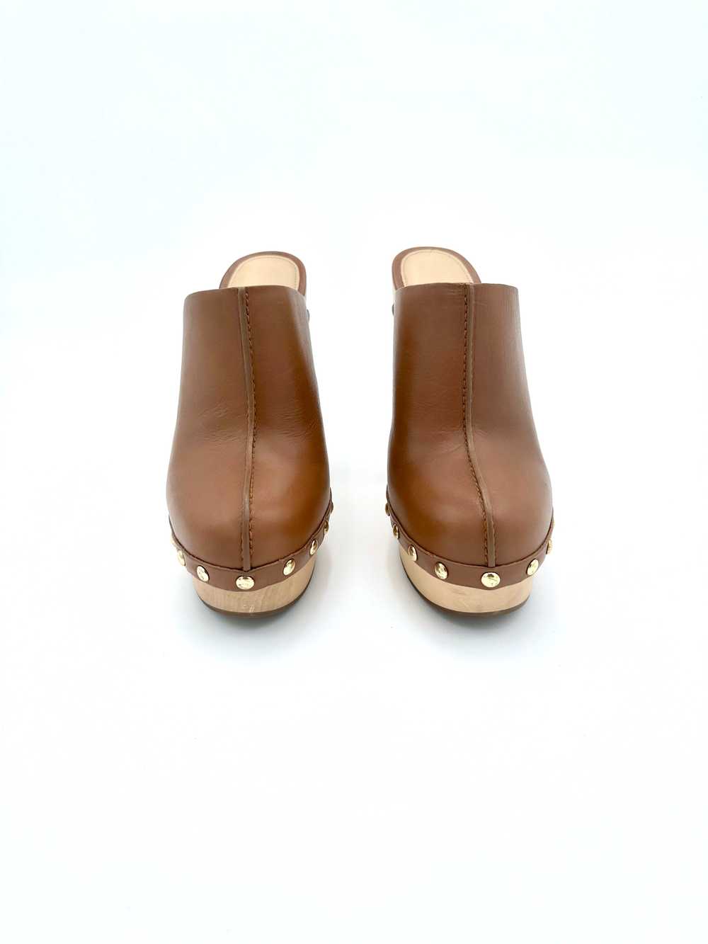 Tan Platform Clogs - image 2