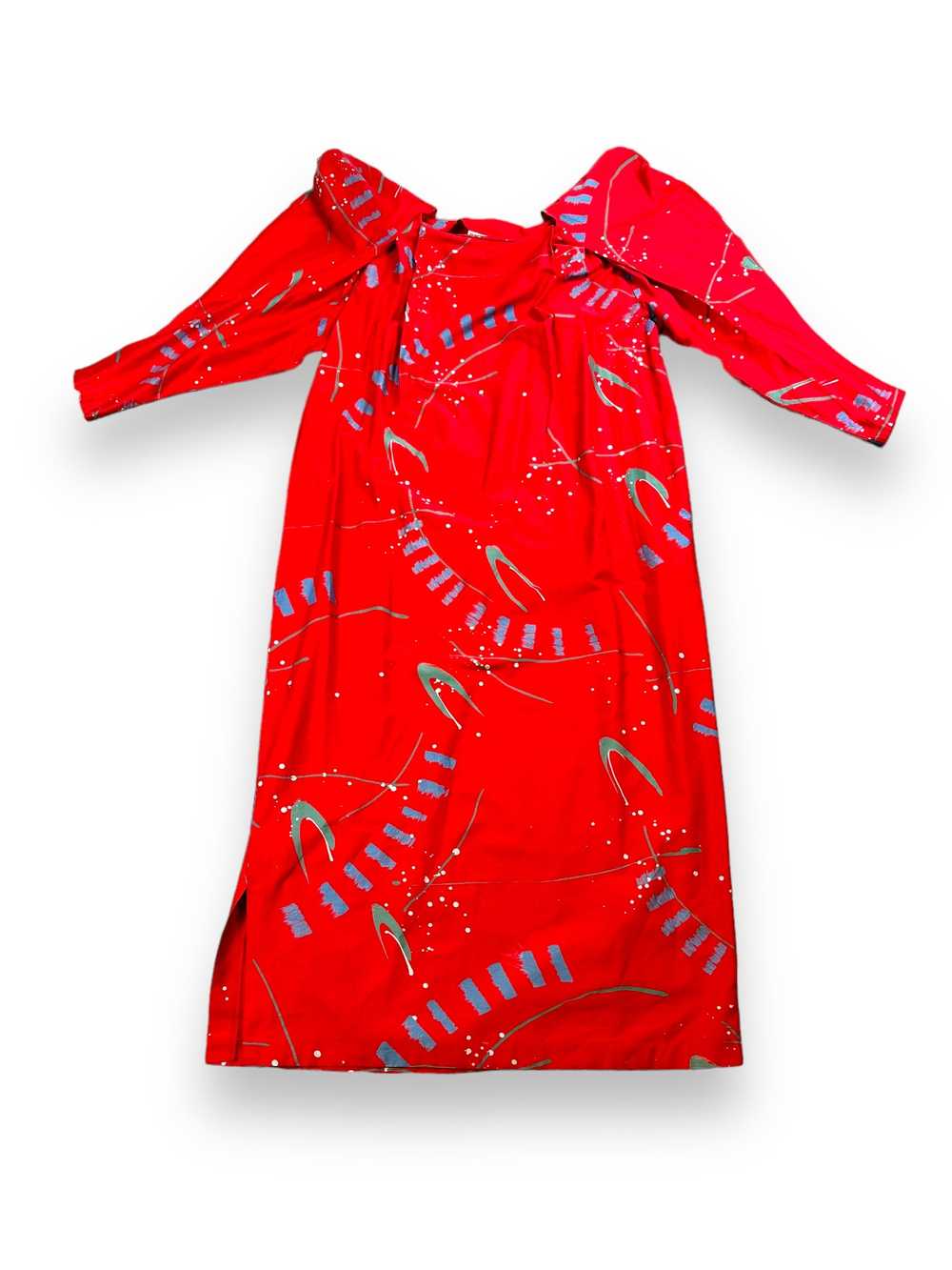 1970's Marimekko Paint Splatter Dress - image 2