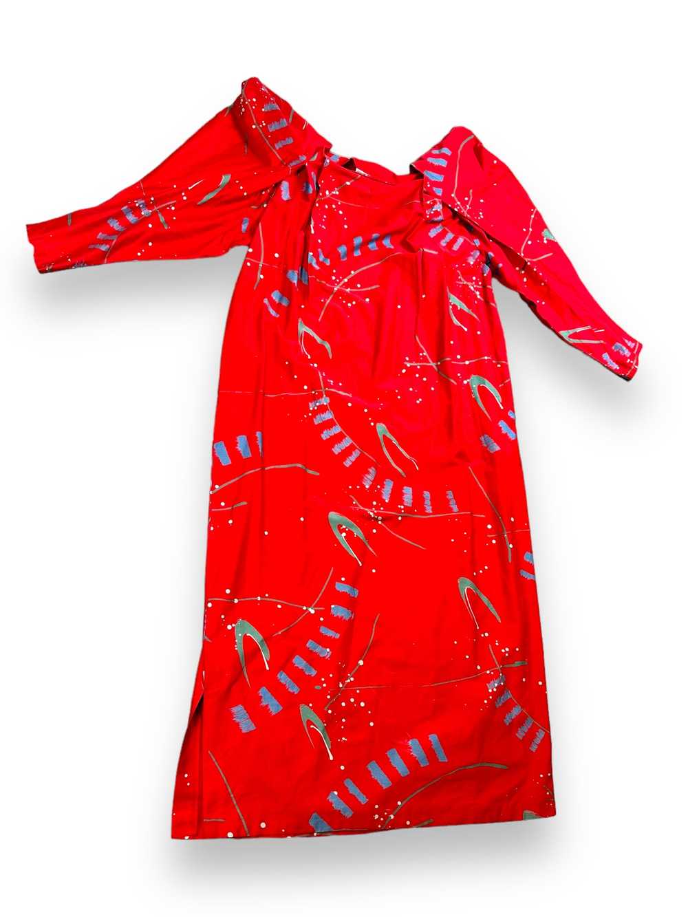 1970's Marimekko Paint Splatter Dress - image 3