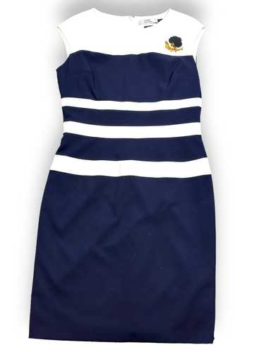 Upcycled Kameo Upcycled Navy + White Shift Dress