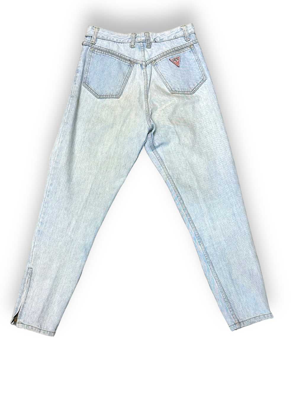 1980s Guess? Light Wash Jeans - image 3