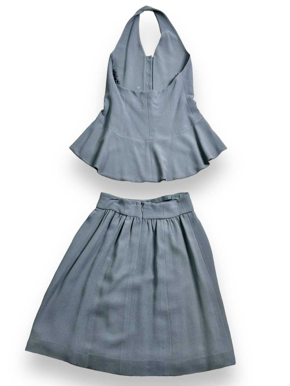 1990s Cholè Gray Halter Set - image 2