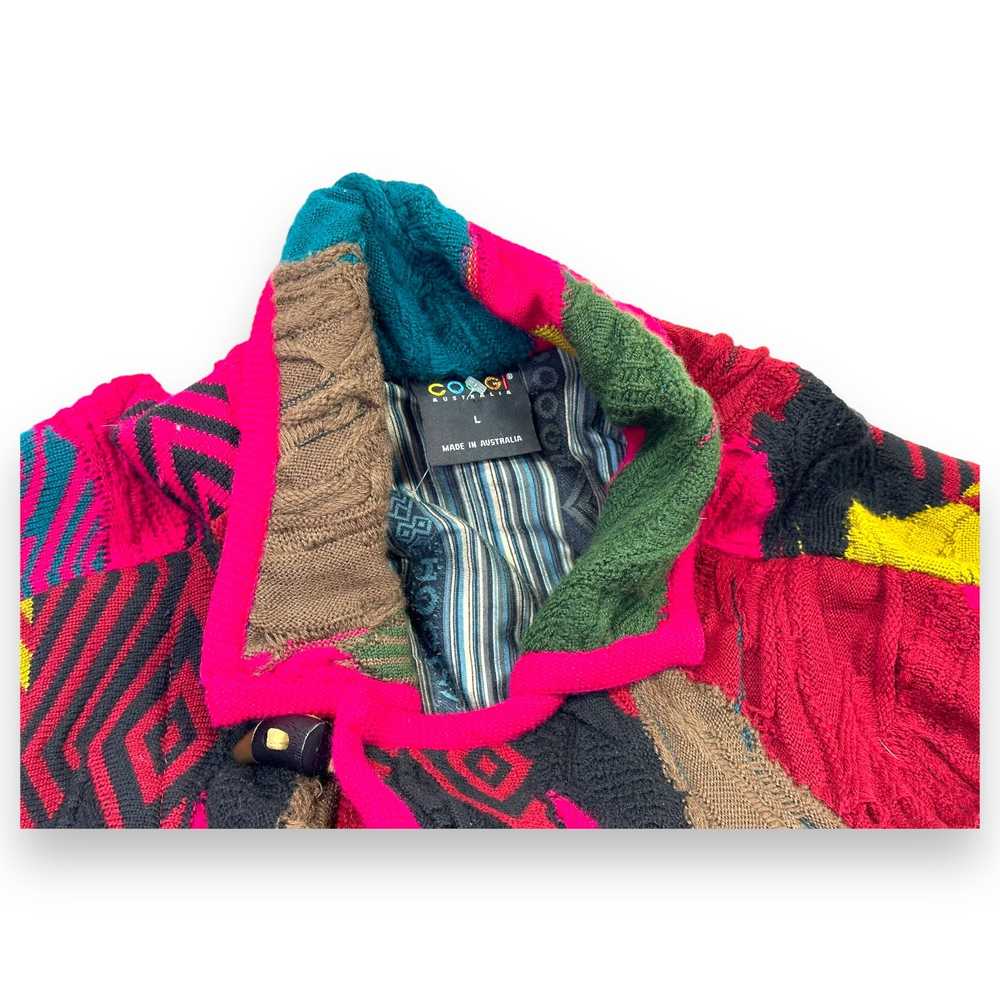 Y2K Coogi Pink Multicolored Sweater - image 4