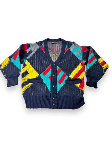 1990s Coogi Multi Colored Wool Sweater