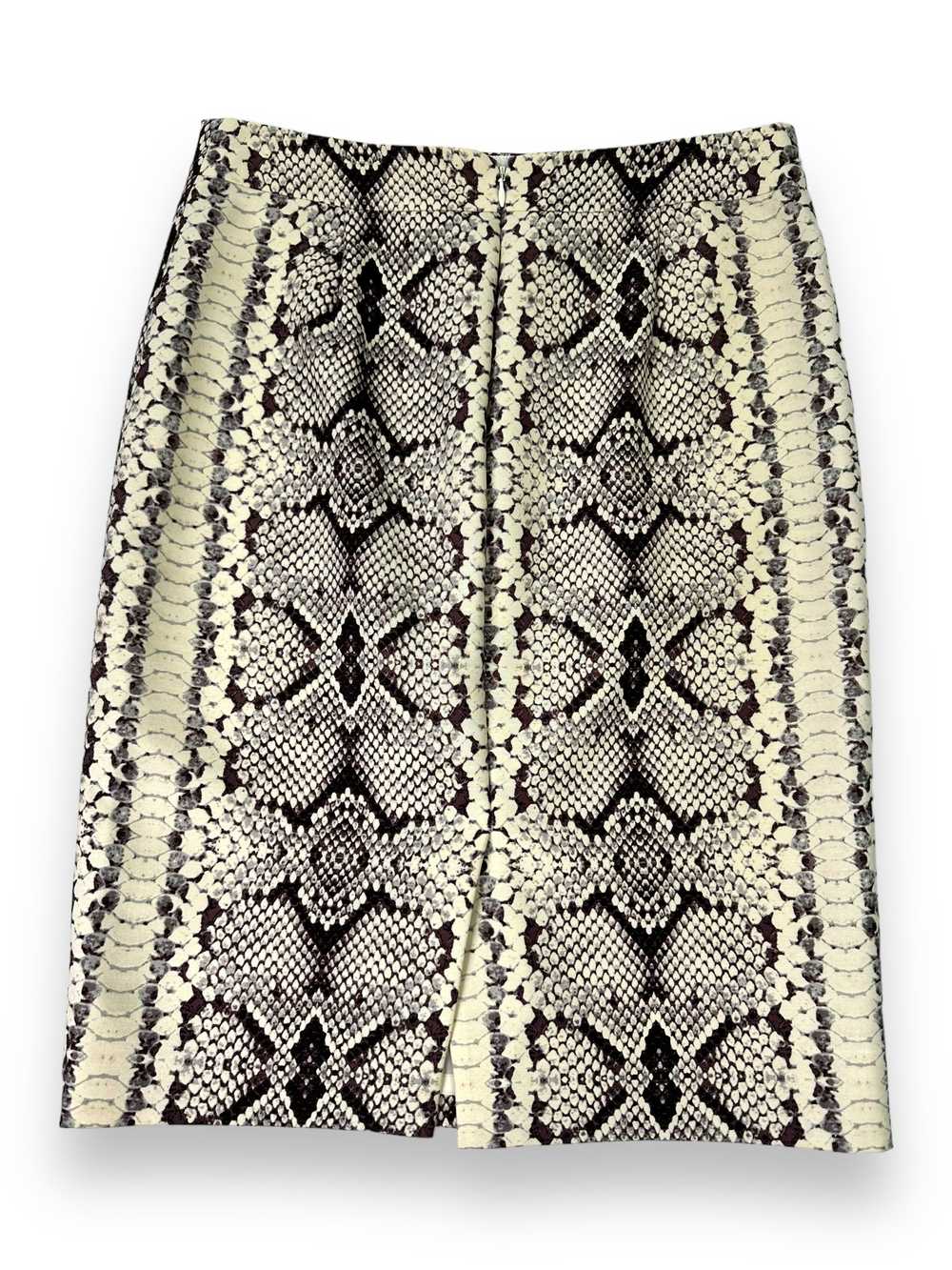 Y2K “J Crew” Snakeskin Print Pencil Skirt - image 1