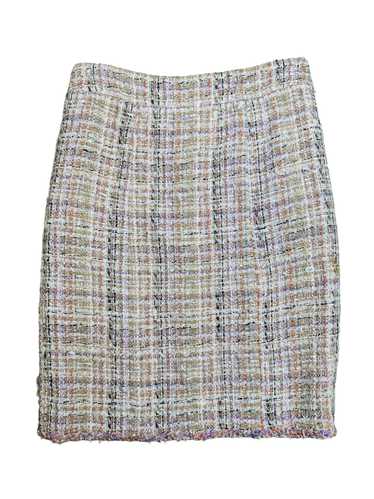 1990s Pink Tweed Chanel Skirt