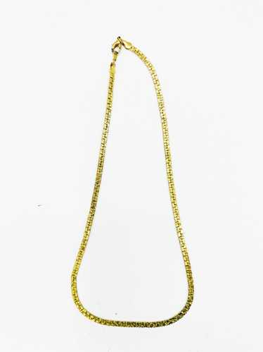 1980s 12" Flat Gold Chain (Unsigned)