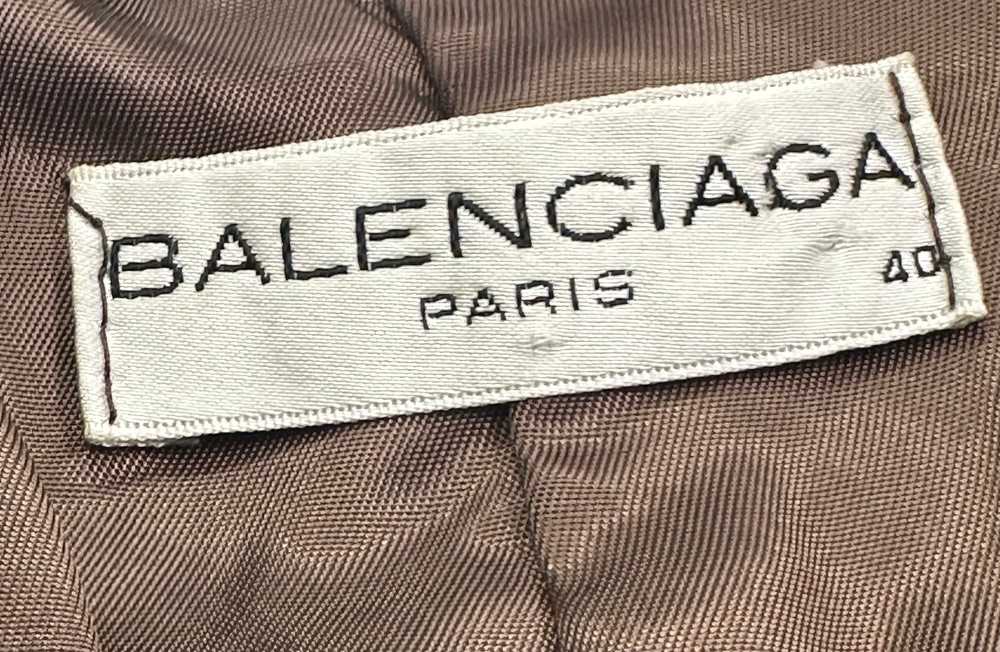 1970's Balenciaga Hunter Green Suede Crop Jacket - image 4