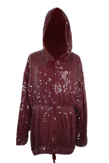 Emporio Armani Sequin Hooded Jacket