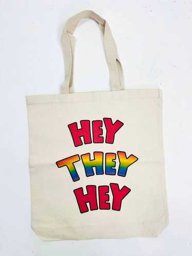 "Hey They Hey Canvas Tote