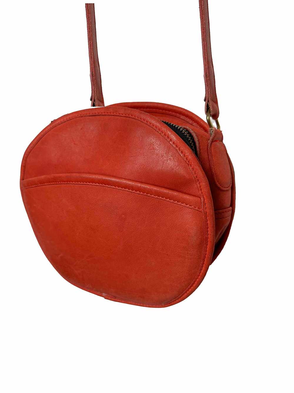 Andersonville: Red Circular Coach Crossbody Bag (… - image 2