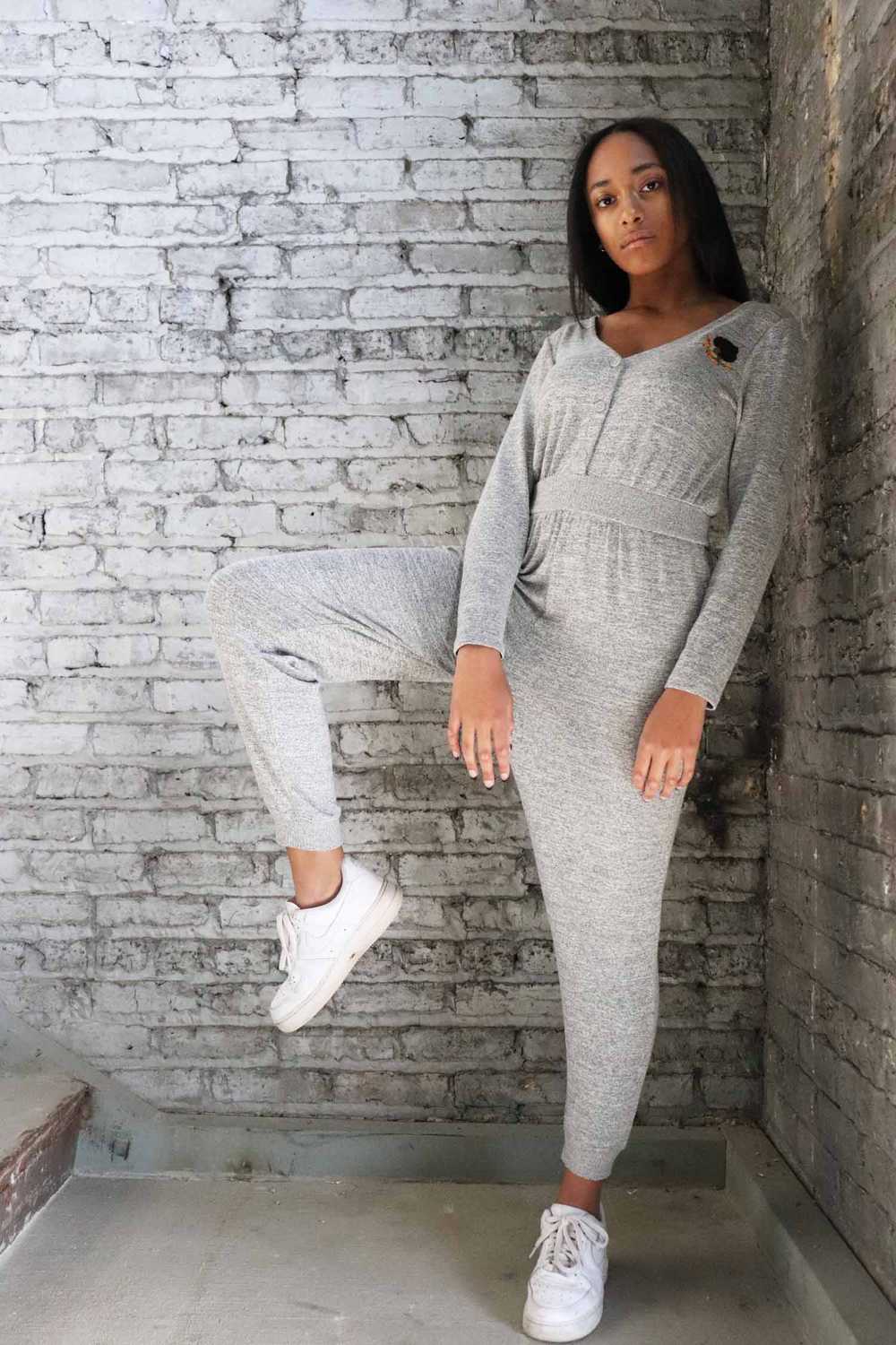 Kameo Cotton Gray Jumpsuit - image 1