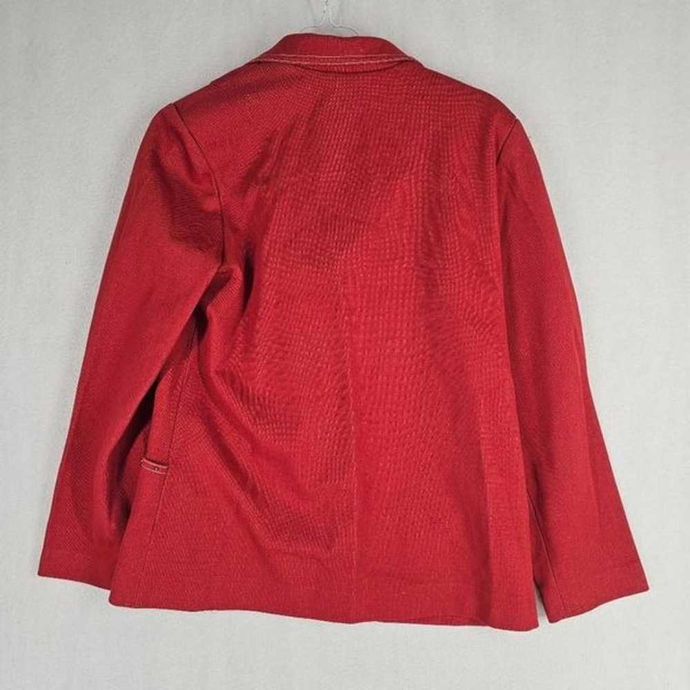 Donovan Galvani Women's Vintage Blazer Jacket Red… - image 2